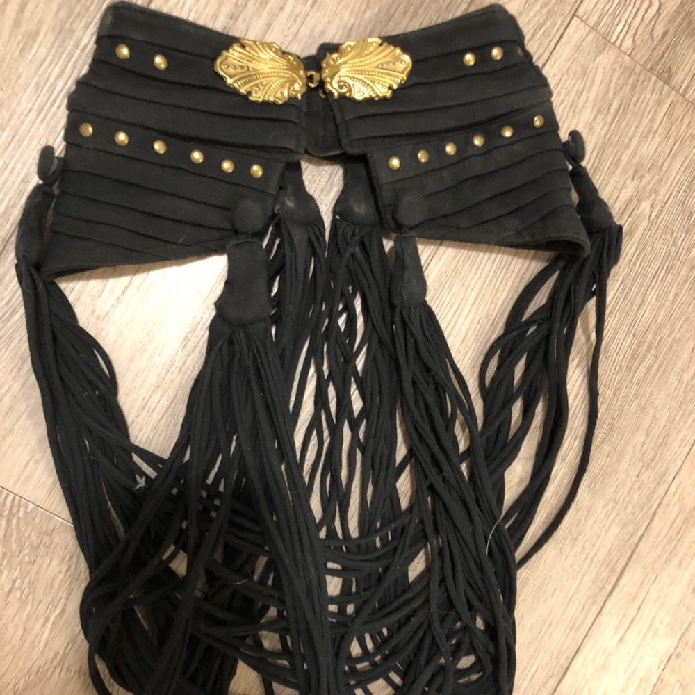 Black Burningman style scarf